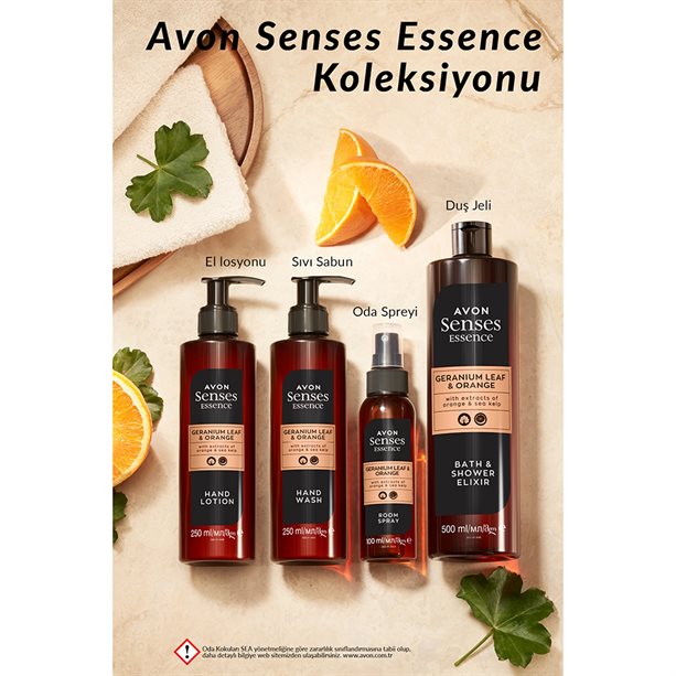 Senses Essence Geranium Leaf & Orange Oda Spreyi 100ml